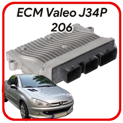 Centralina motore Peugeot 206 Valeo J34P V34P Revisione